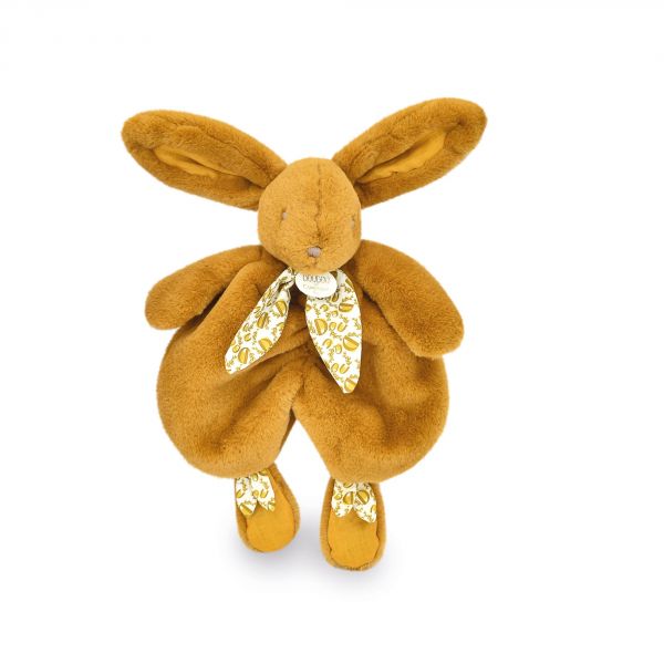 Doudou lapin ocre Lapin DOUDOU 29 cm