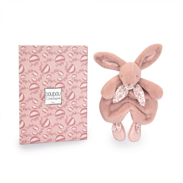 Doudou lapin rose Lapin DOUDOU 29 cm