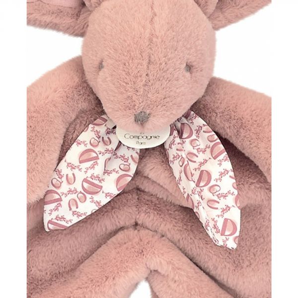 Doudou lapin rose Lapin DOUDOU 29 cm