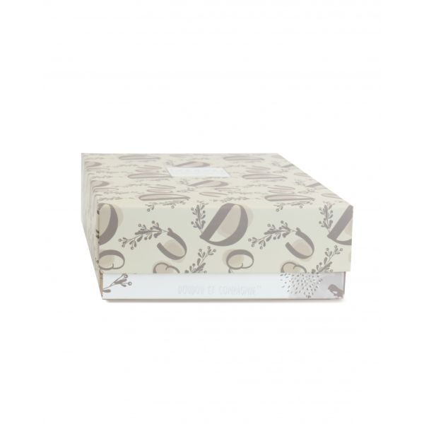 Doudou lapin mouchoir 10 cm Beige