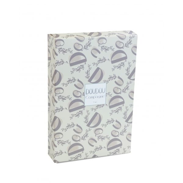 Doudou lapin mouchoir 10 cm Beige