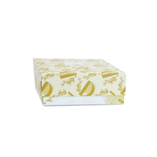 Doudou lapin mouchoir 10 cm Ocre