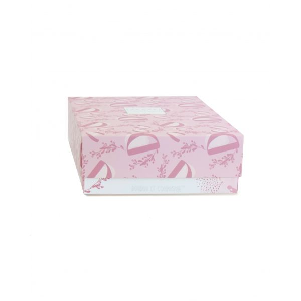 Doudou lapin mouchoir 10 cm Rose