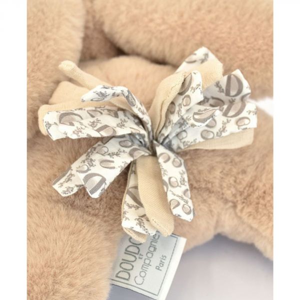 Peluche lapin DOUDOU Beige sable 25 cm