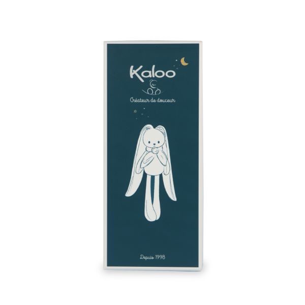Doudou lapinoo 35 cm bleu