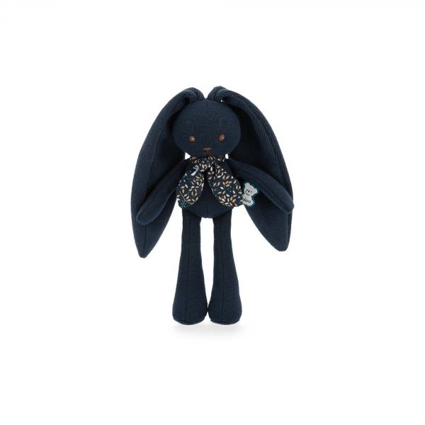 Doudou lapinoo 25 cm Bleu nuit