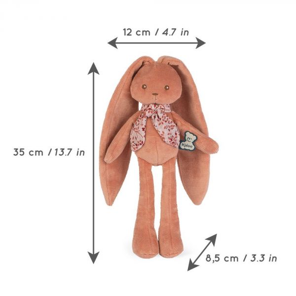 Doudou lapinoo 35 cm Terracotta