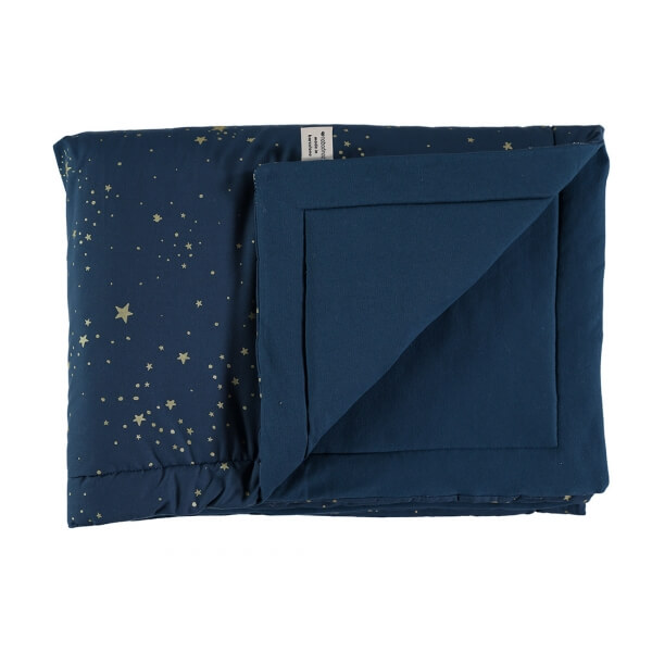Couverture bébé Laponia 140x100 cm Gold stella night blue