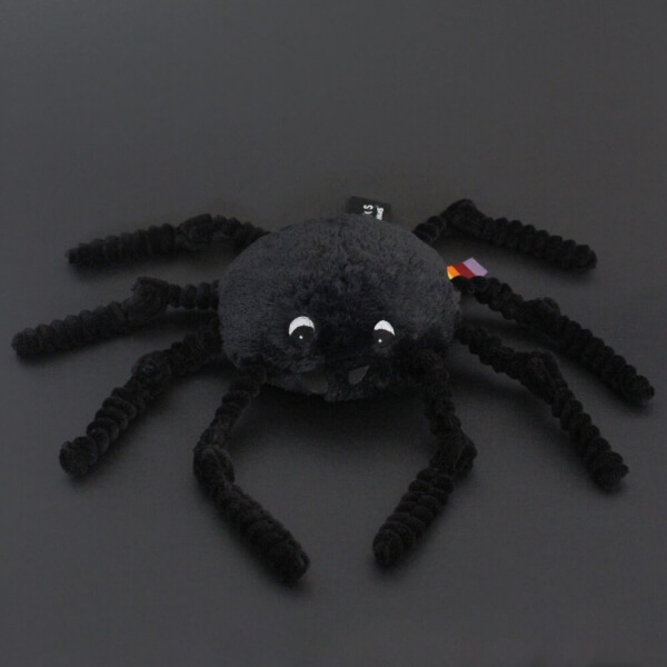Peluche araignée noire Ricominfou Les Ptipotos