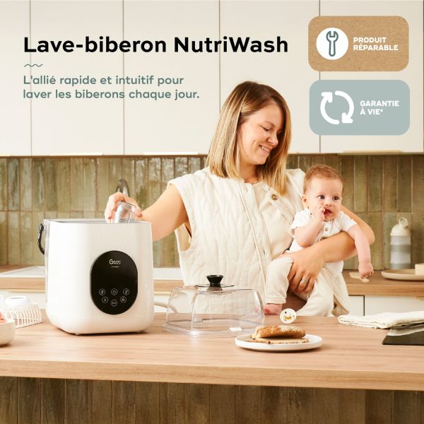 Lave biberon stérilisateur NutriWash 4 en 1