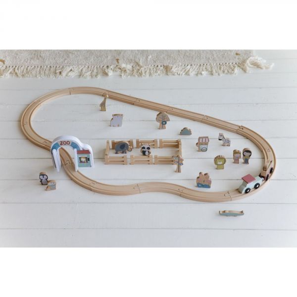 Circuit train en bois - extension Zoo