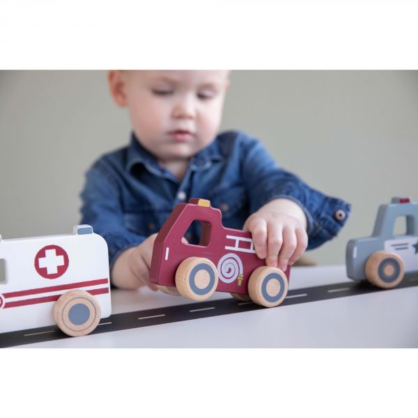 Set de 3 véhicules en bois