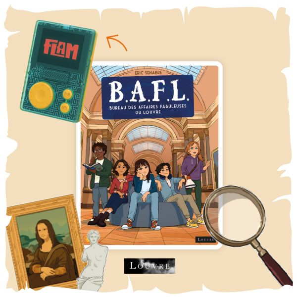 Livre audio Flam Le Bureau des Affaires Fabuleuses du Louvre