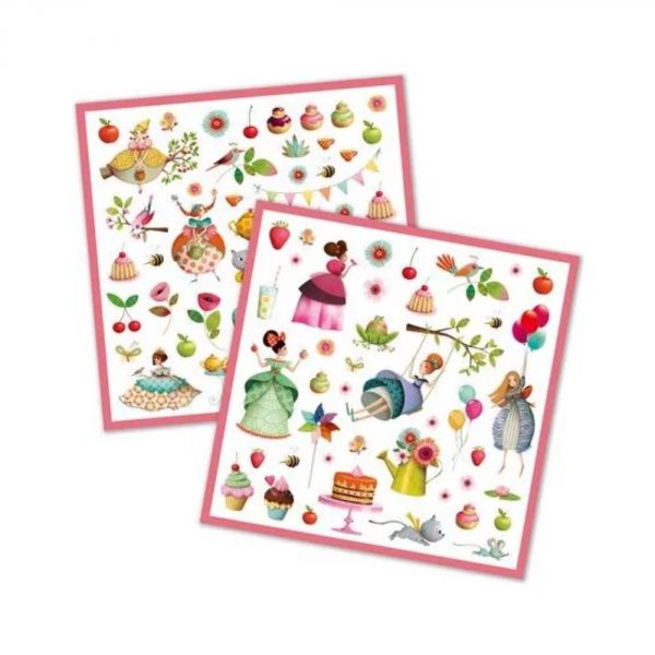 Stickers Le goûter des princesses