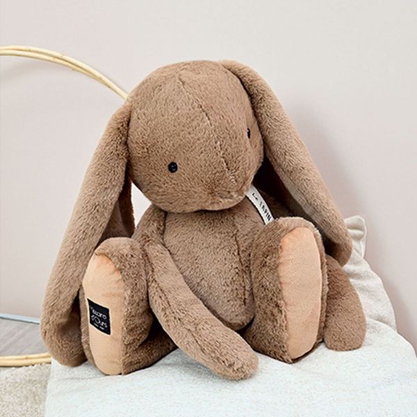 Peluche lapin noisette 50 cm