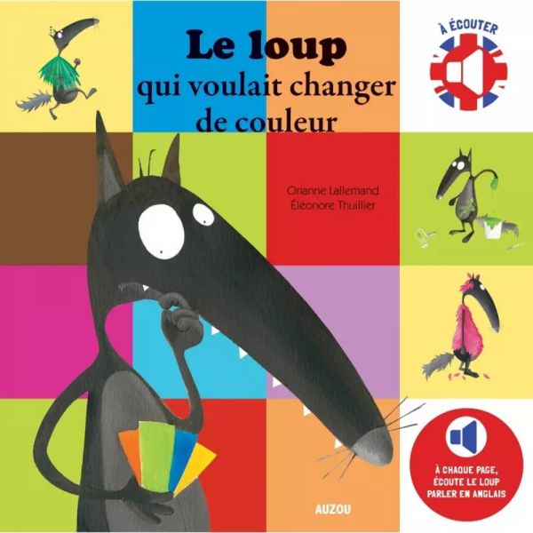 Livre enfant bilingue Le loup qui voulait changer de couleur