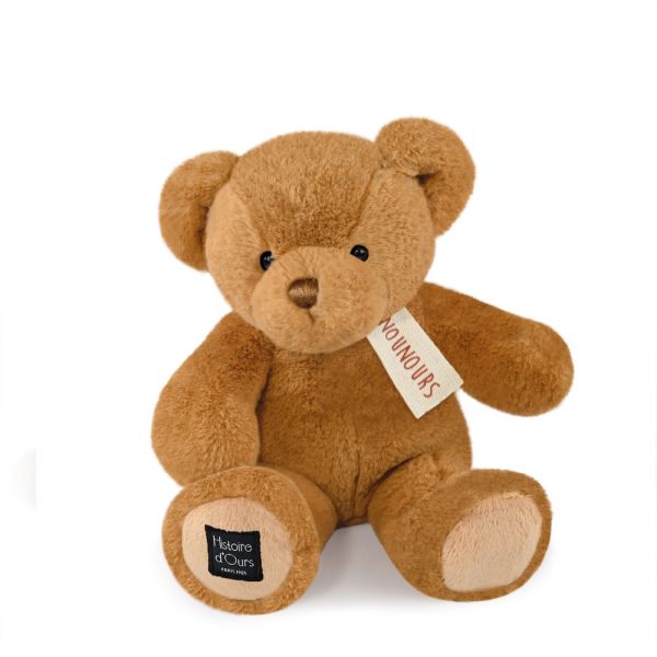 Peluche Le Nounours Ours noisette 28 cm
