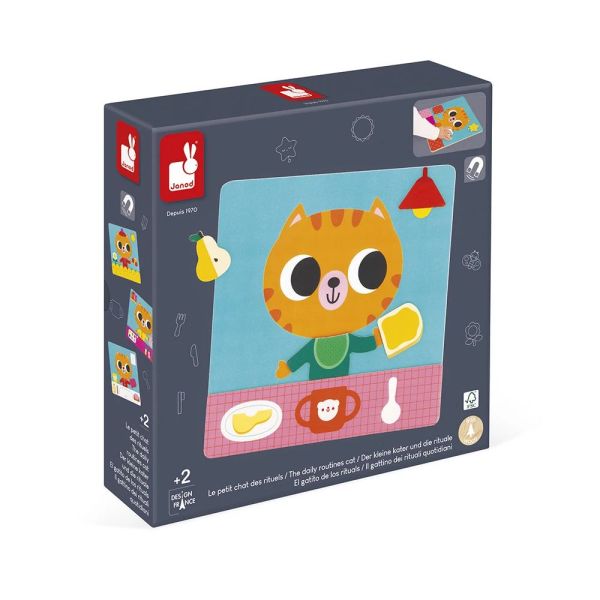 Jeu magnétique pour enfant Petit chat des rituels