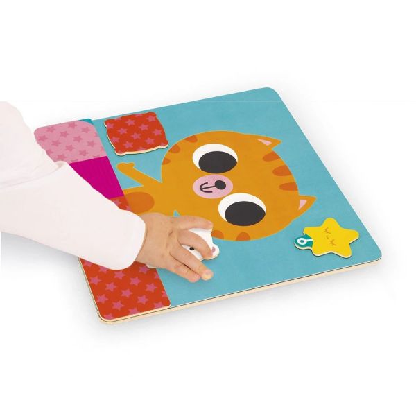 Jeu magnétique pour enfant Petit chat des rituels