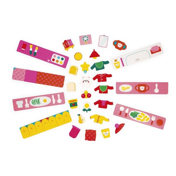 Jeu magnétique pour enfant Petit chat des rituels