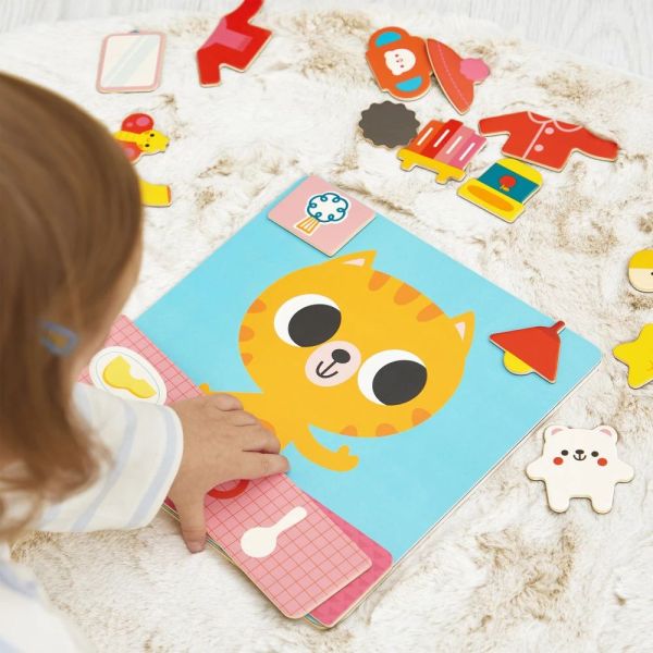 Jeu magnétique pour enfant Petit chat des rituels