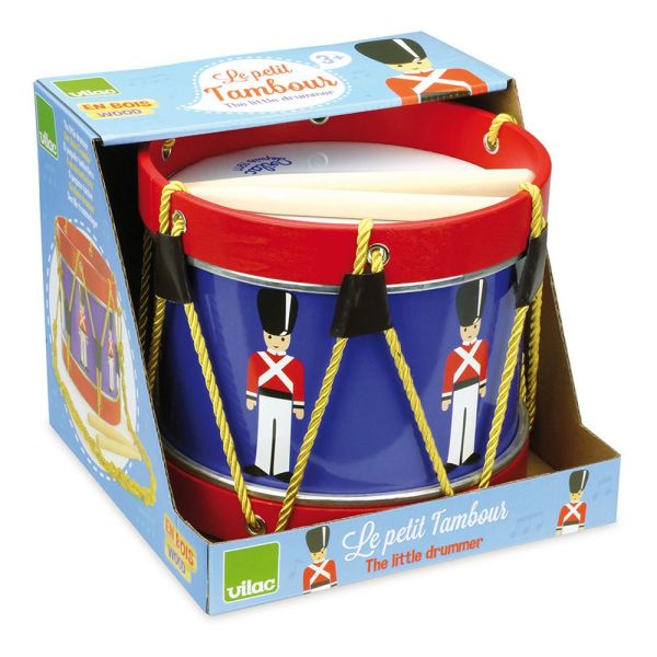 Petit tambour en bois La garde royale