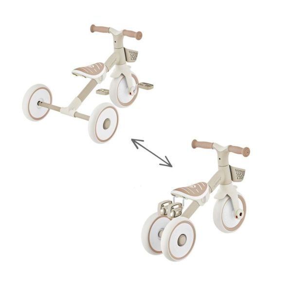 Tricycle Learning Trike évolutif - Taupe