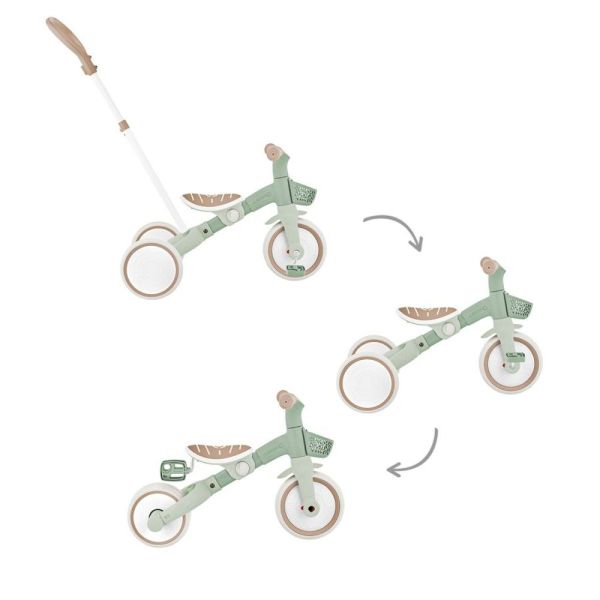 Learning Trike Plus 3 in 1 évolutif Eco-Logic Sauge