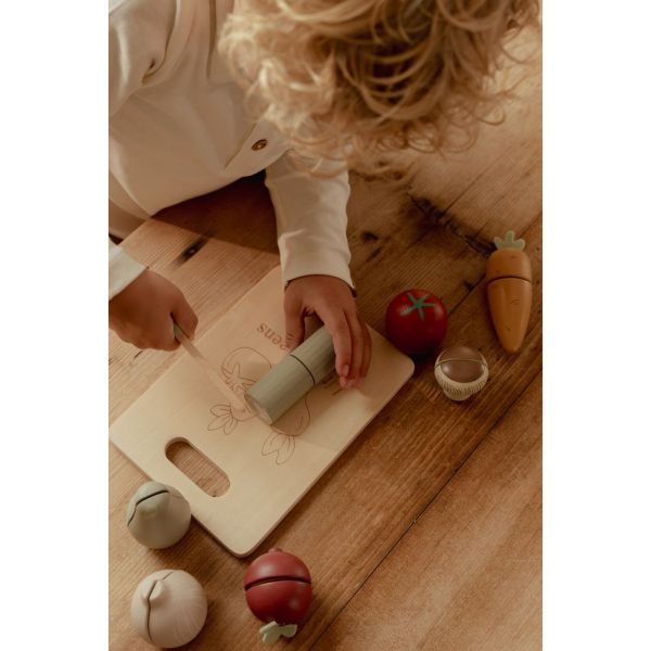 Légumes à découper en bois FSC