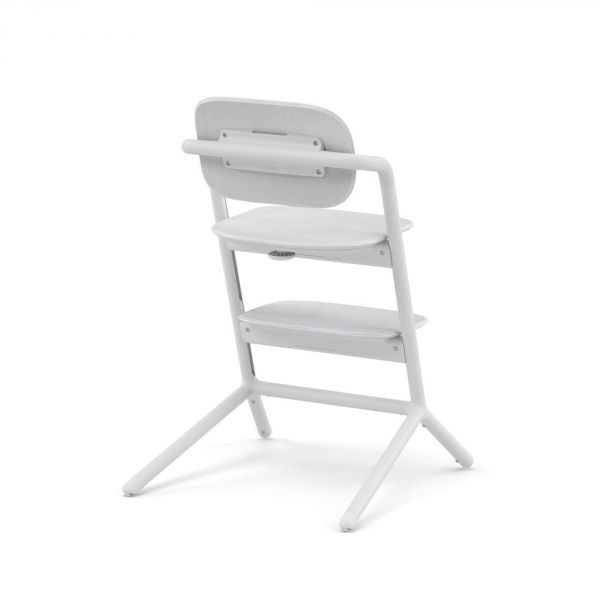 Pack Chaise Lemo 3 en 1 (chaise + babyset + plateau repas) - All White