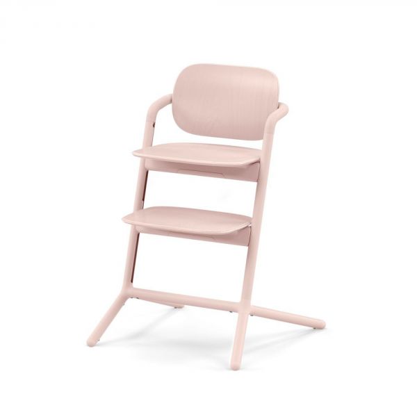 Pack Chaise Lemo 3 en 1 (chaise + babyset + plateau repas) - Pearl Pink