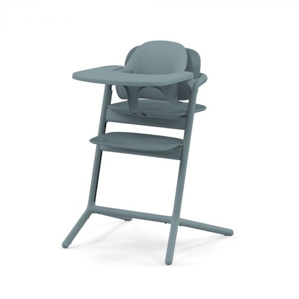 Chaise haute évolutive Lemo 3-en-1 Stone Blue