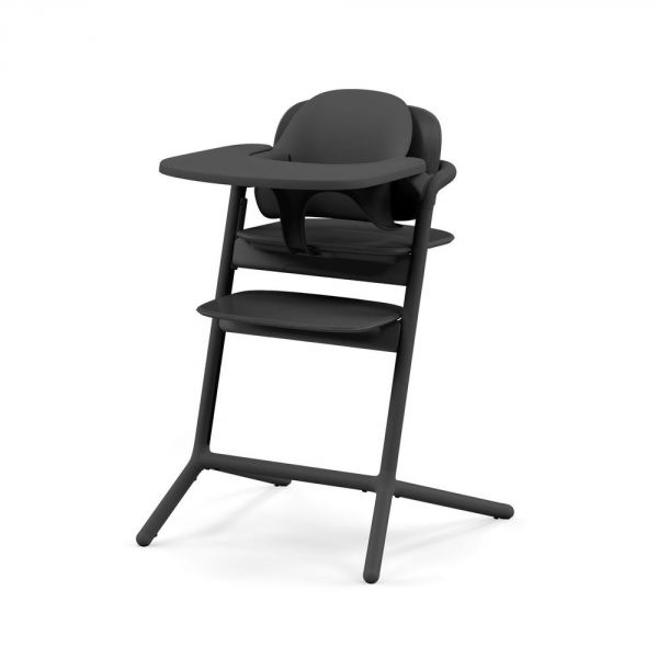 Chaise haute évolutive Lemo 3-en-1 Stunning Black