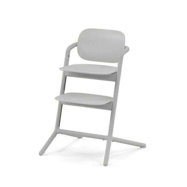 Chaise haute évolutive Lemo 3-en-1 Suede Grey