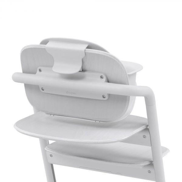 Pack Chaise Lemo 4 en 1 (chaise + transat + babyset + plateau repas) - All White