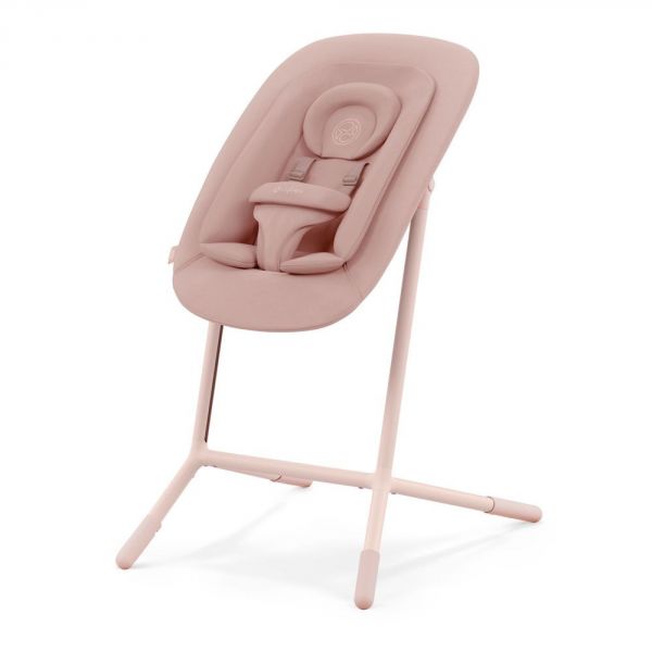 Pack Chaise Lemo 4 en 1 (chaise + transat + babyset + plateau repas) - Pearl Pink