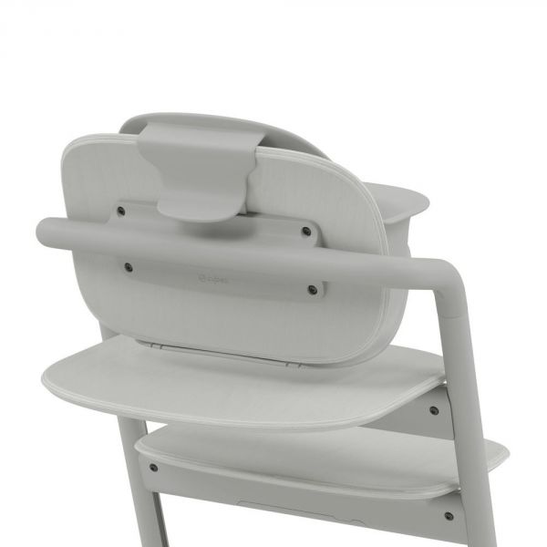 Pack Chaise Lemo 4 en 1 (chaise + transat + babyset + plateau repas) - Suede Grey