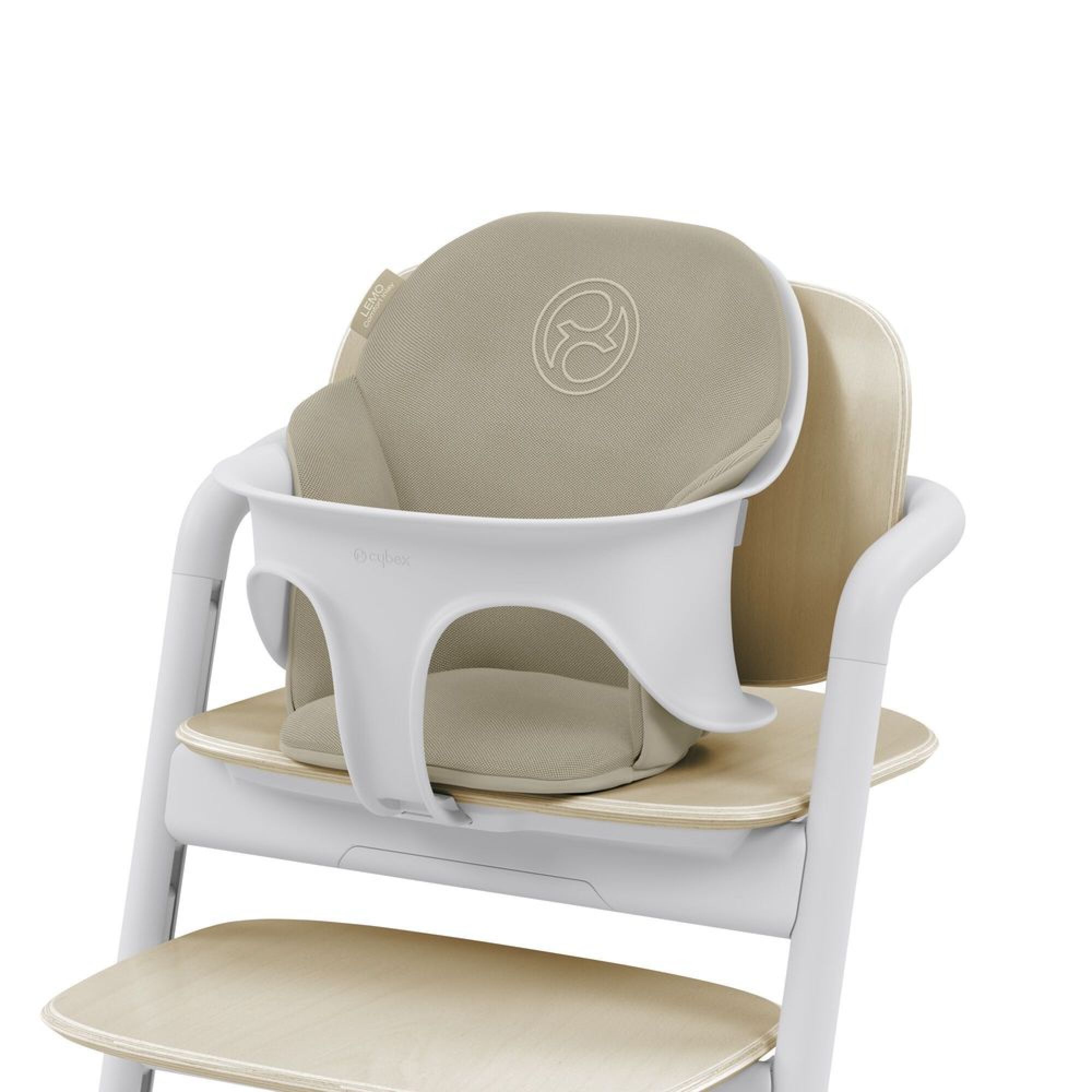 Coussin réducteur chaise haute Lemo - Sand White - Made in Bébé
