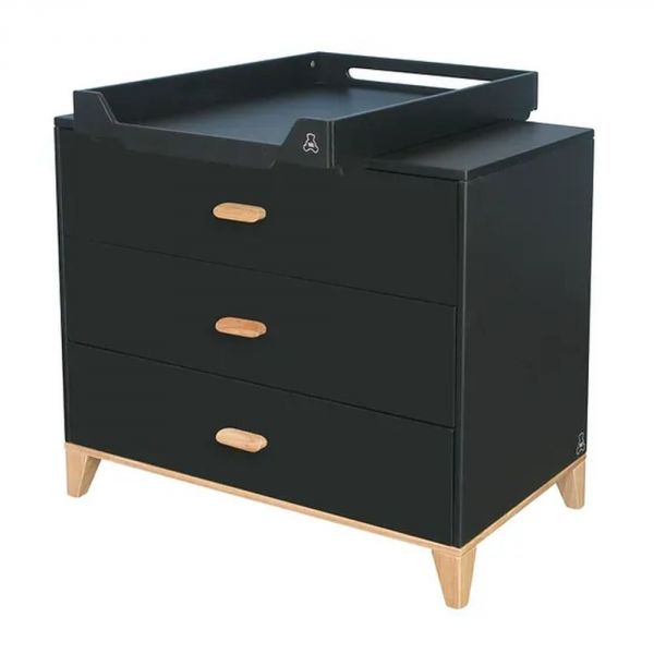 Plan à langer Onyx adaptable sur commode et lit 120 et lit 140