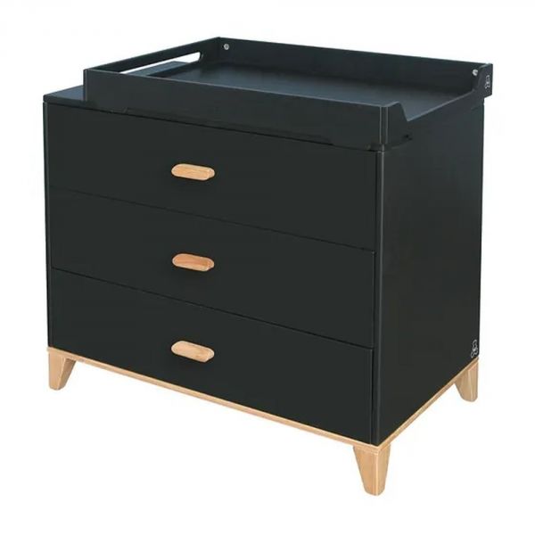Plan à langer Onyx adaptable sur commode et lit 120 et lit 140