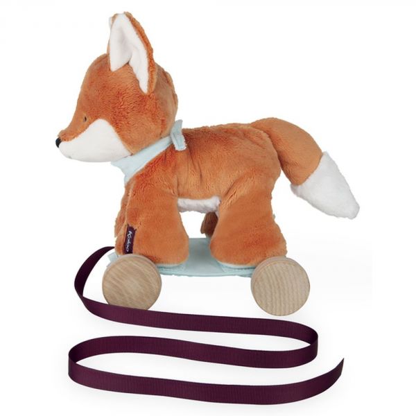 Peluche à traîner Paprika le renard