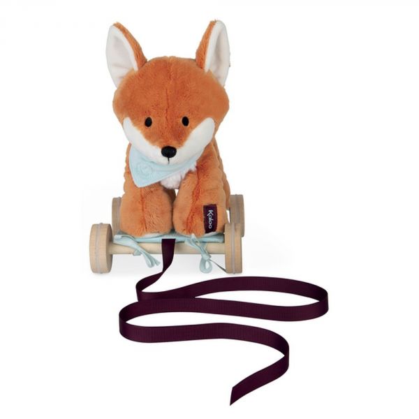 Peluche à traîner Paprika le renard