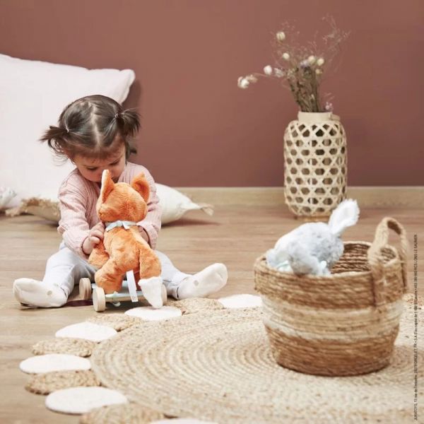 Peluche à traîner Paprika le renard