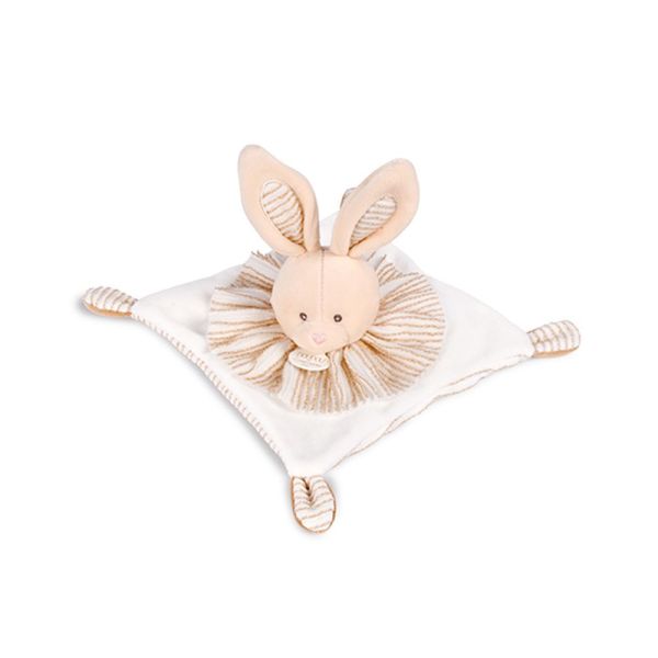 Doudou plat Les Chouchoux 20 cm Lapin
