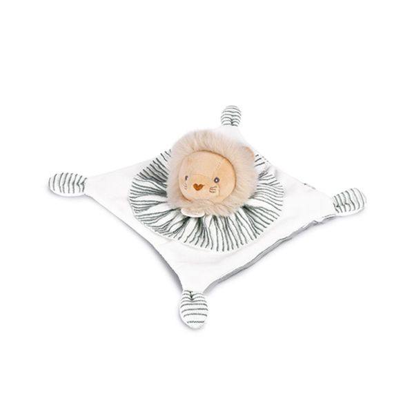 Doudou plat Les Chouchoux 20 cm Lion
