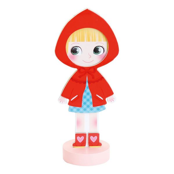 Jeu enfant Poupée magnétique Mia à habiller