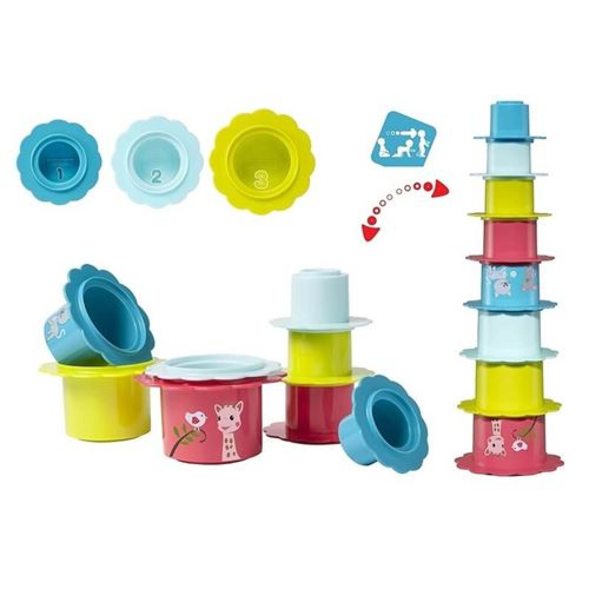 Sophie la girafe - coffret 5 sens, jouets 1er age