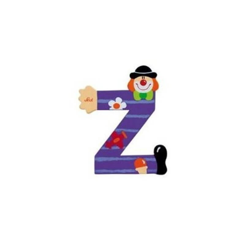 Petit Jour Paris Lettre Clown En Bois Z Made In Bebe