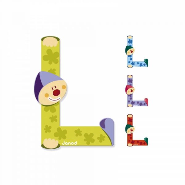 Lettre de l'alphabet Clown L