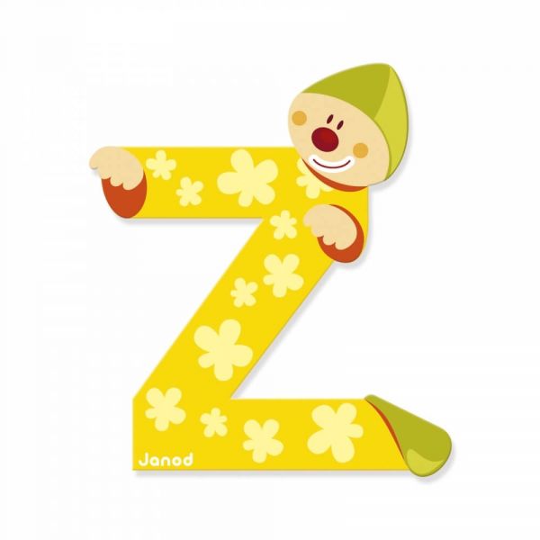 Lettre de l'alphabet Clown Z